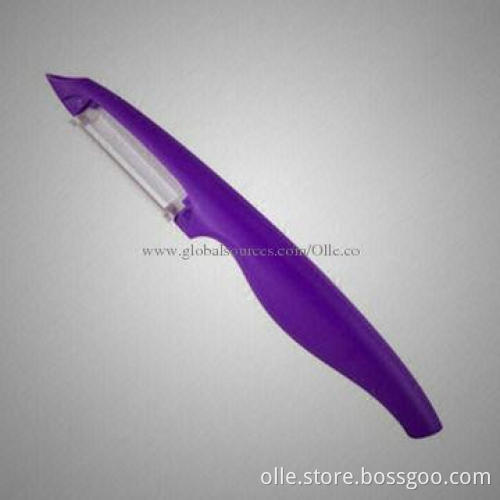 Purple Toothbrush Shape Ceramic Peeler